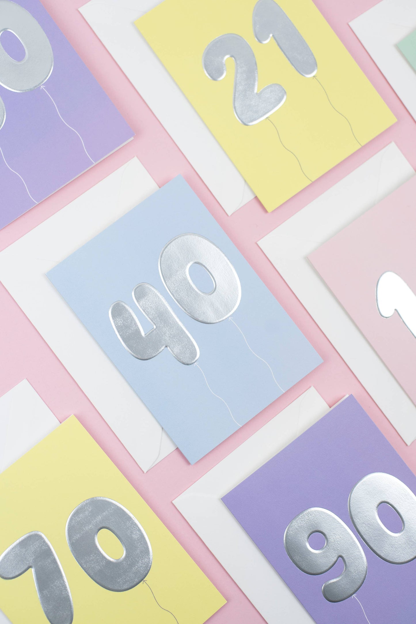 Ricicle Cards - 70th Birthday Card | Milestone Birthday | Balloon | Age Card