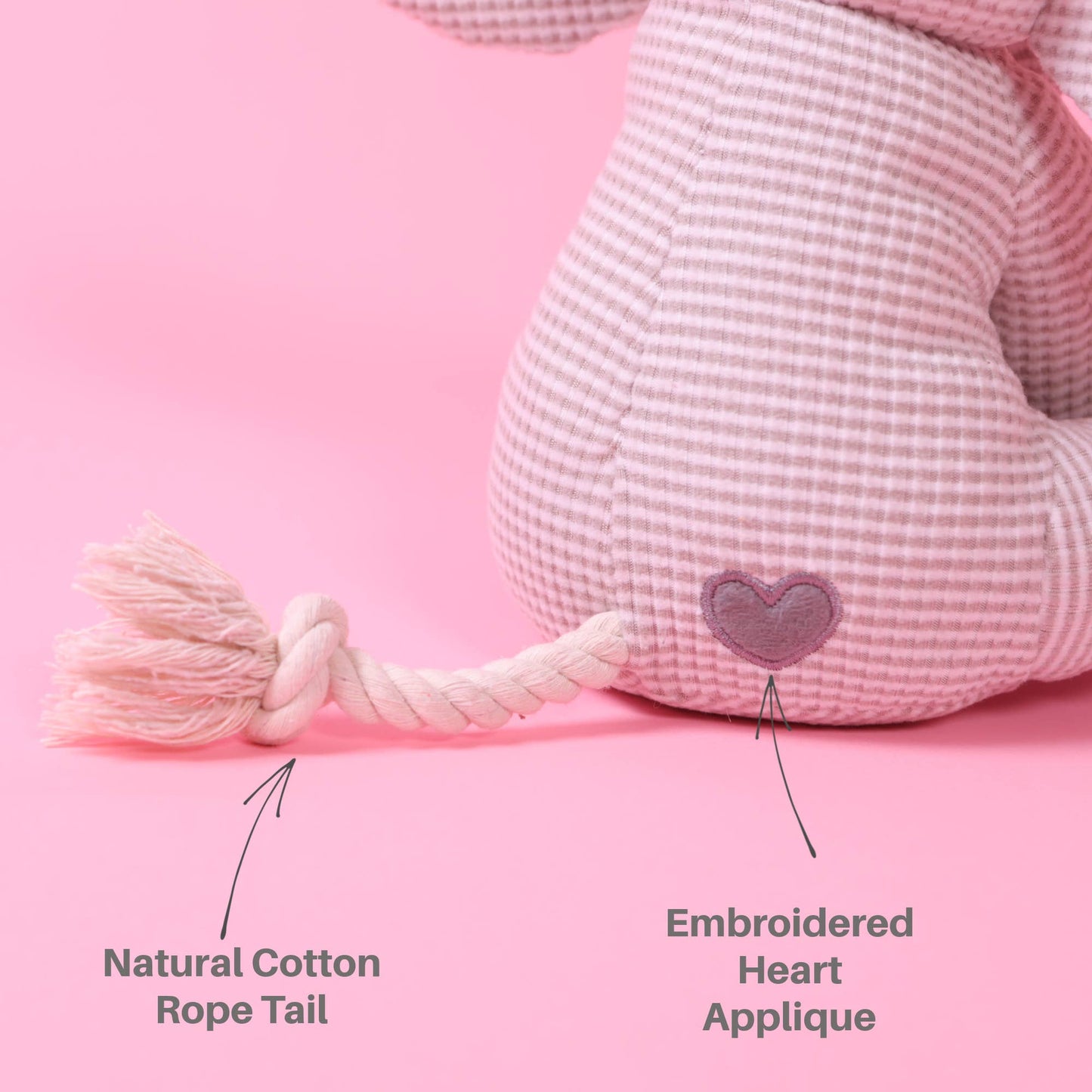 My Sensory Elephant Plush Dog Toy