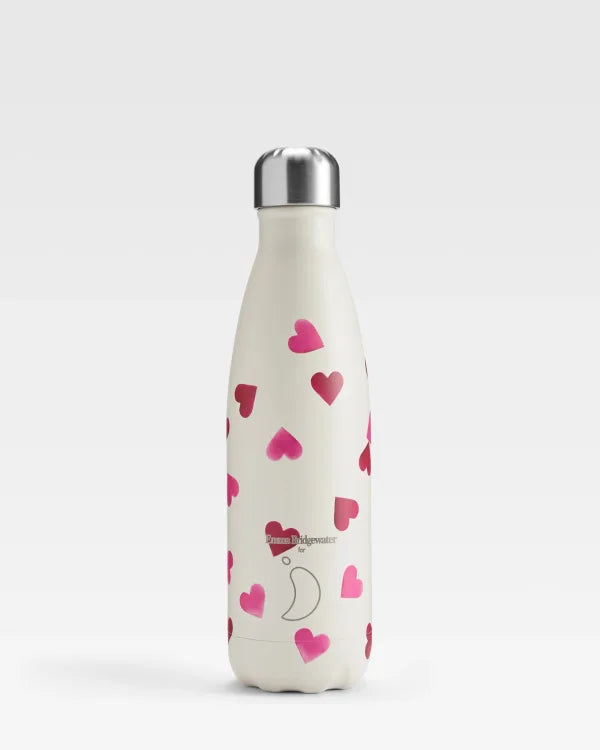 Chilly's Original Bottle 500ml, Emma Bridgewater, Hearts