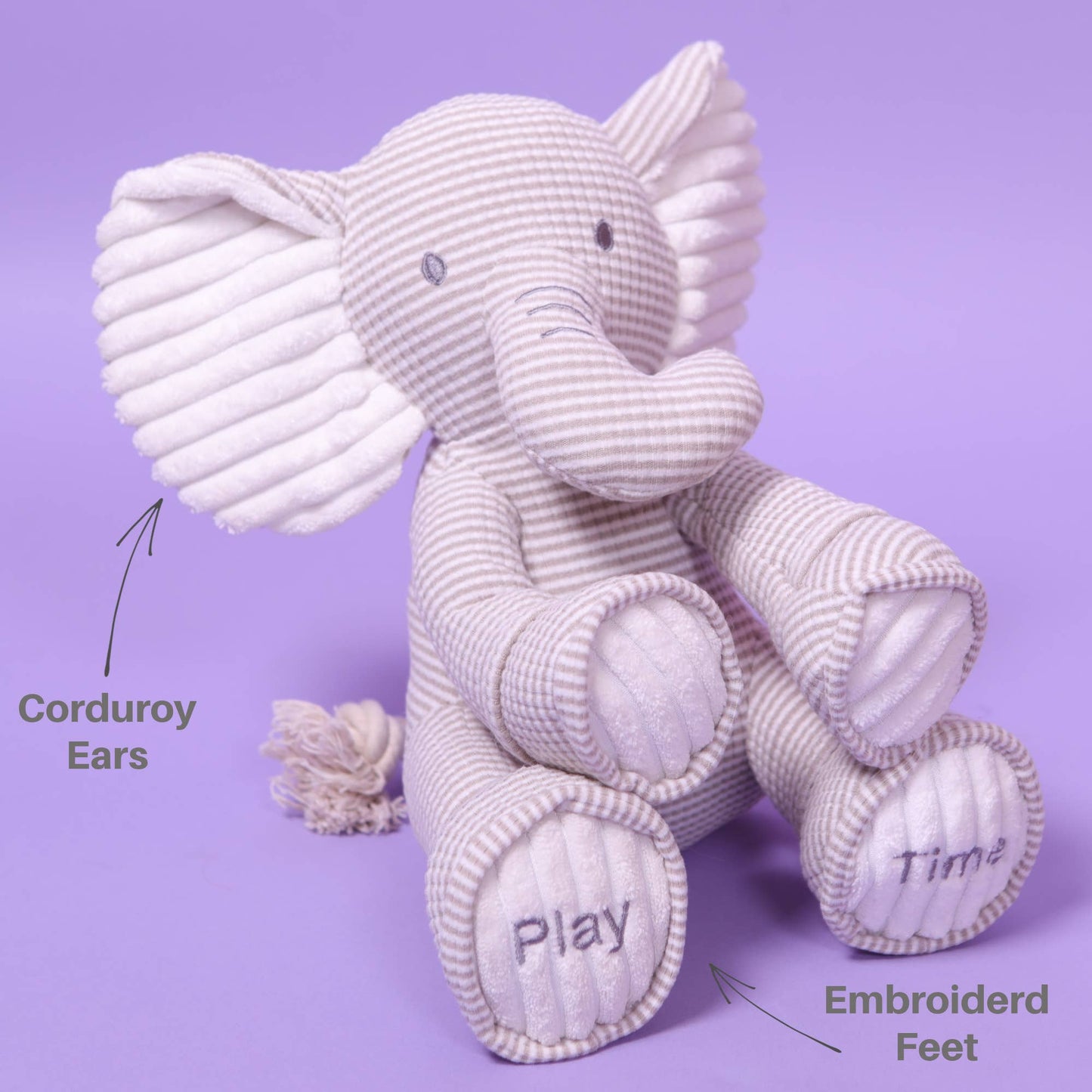 My Sensory Elephant Plush Dog Toy