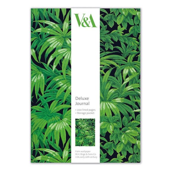Museums and Galleries, Deluxe Journal, Palm Wallpaper Notebook
