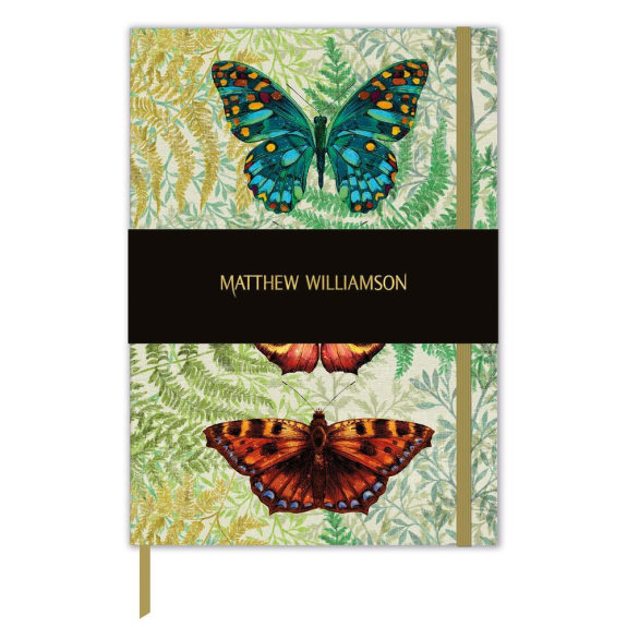 Museums and Galleries, Deluxe Journal, Butterfly Ferns Notebook