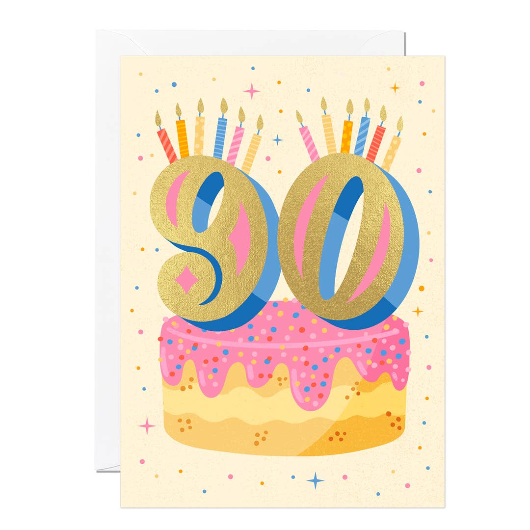 Ricicle Cards - 90th Birthday Card | Greeting Card | Gender Neutral | Age