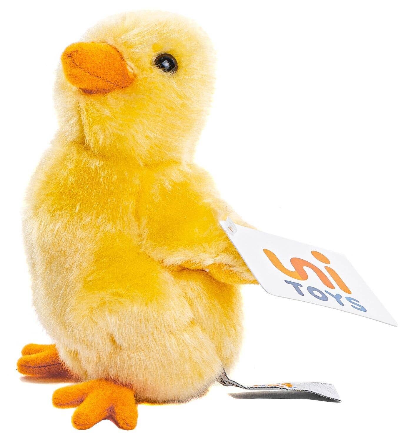 Yellow chick - 13 cm (height) - cuddly/plush toy