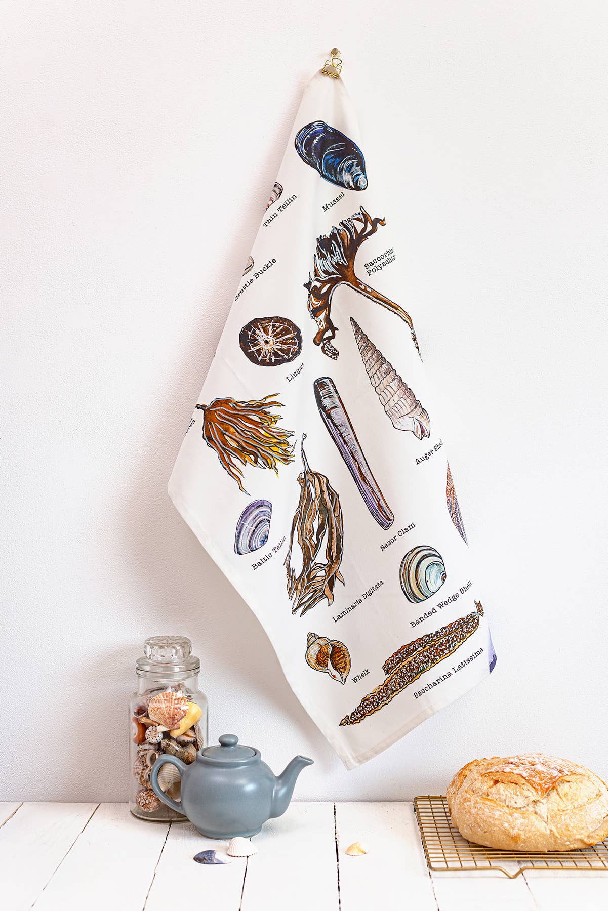 Sea Treasures Tea Towel