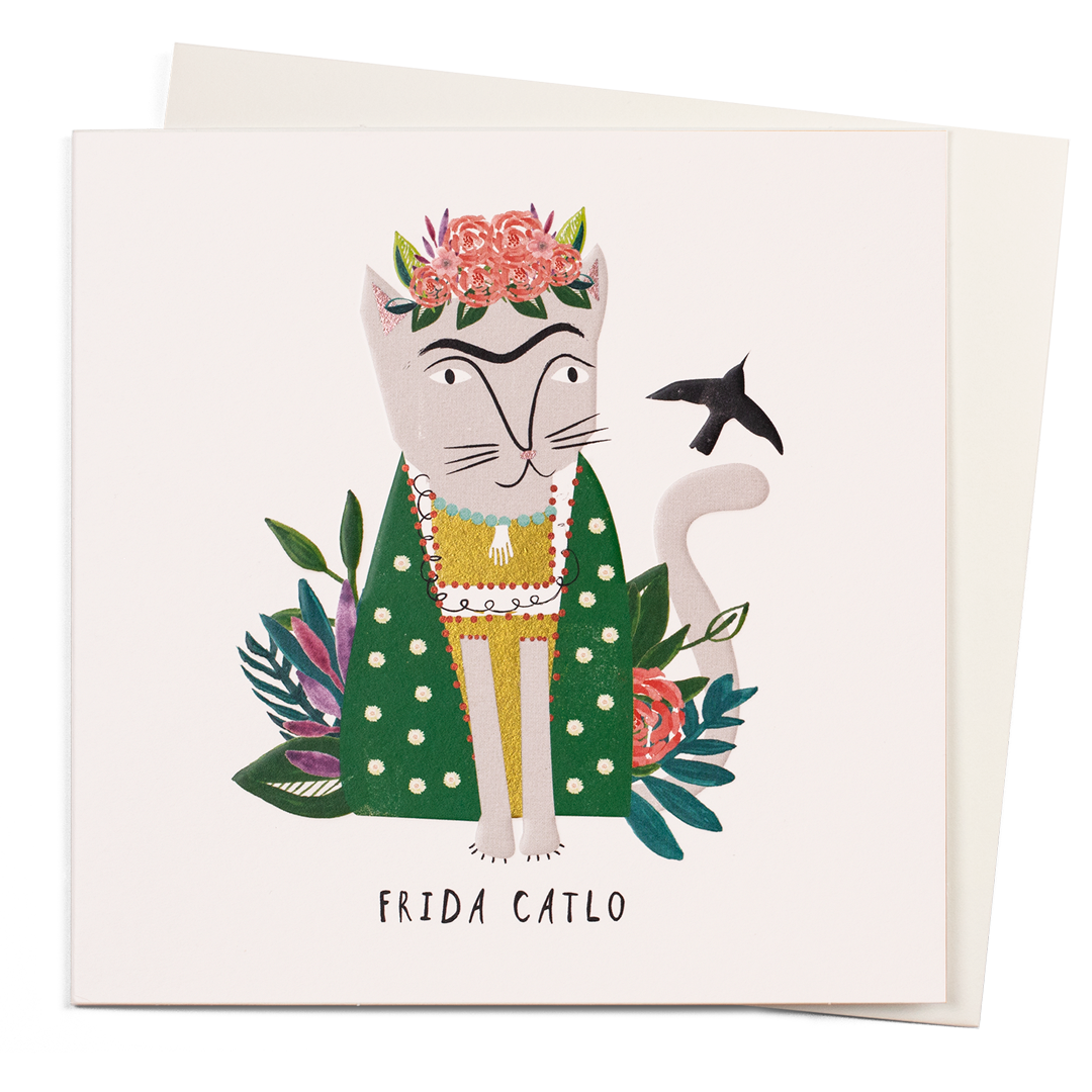 Frida Katlo | Art Pun Greeting Card | Niaski