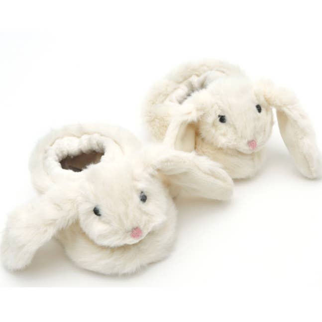 Jomanda, Bunny Baby Soft Slippers, House Shoes Cream, 0-6 months
