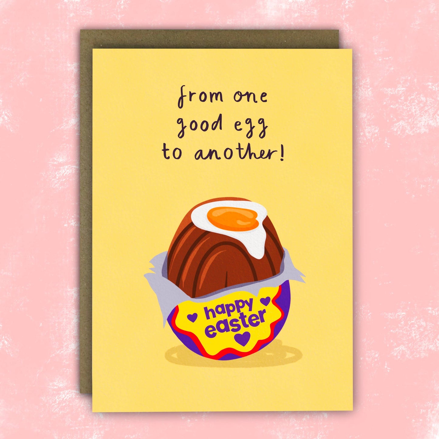 Funny Easter Card - Chocolate Egg - Perfect for Good Eggs