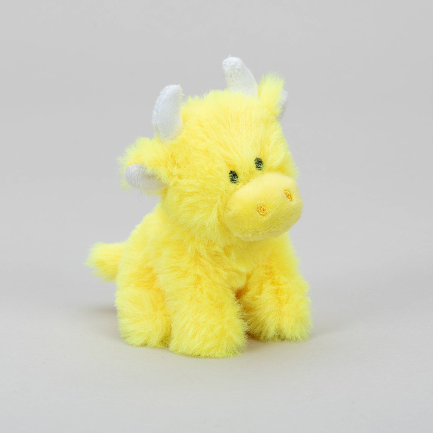 Jomanda, Yellow Mini Highland Cow COOllectible Soft Toy Cow, Nevis