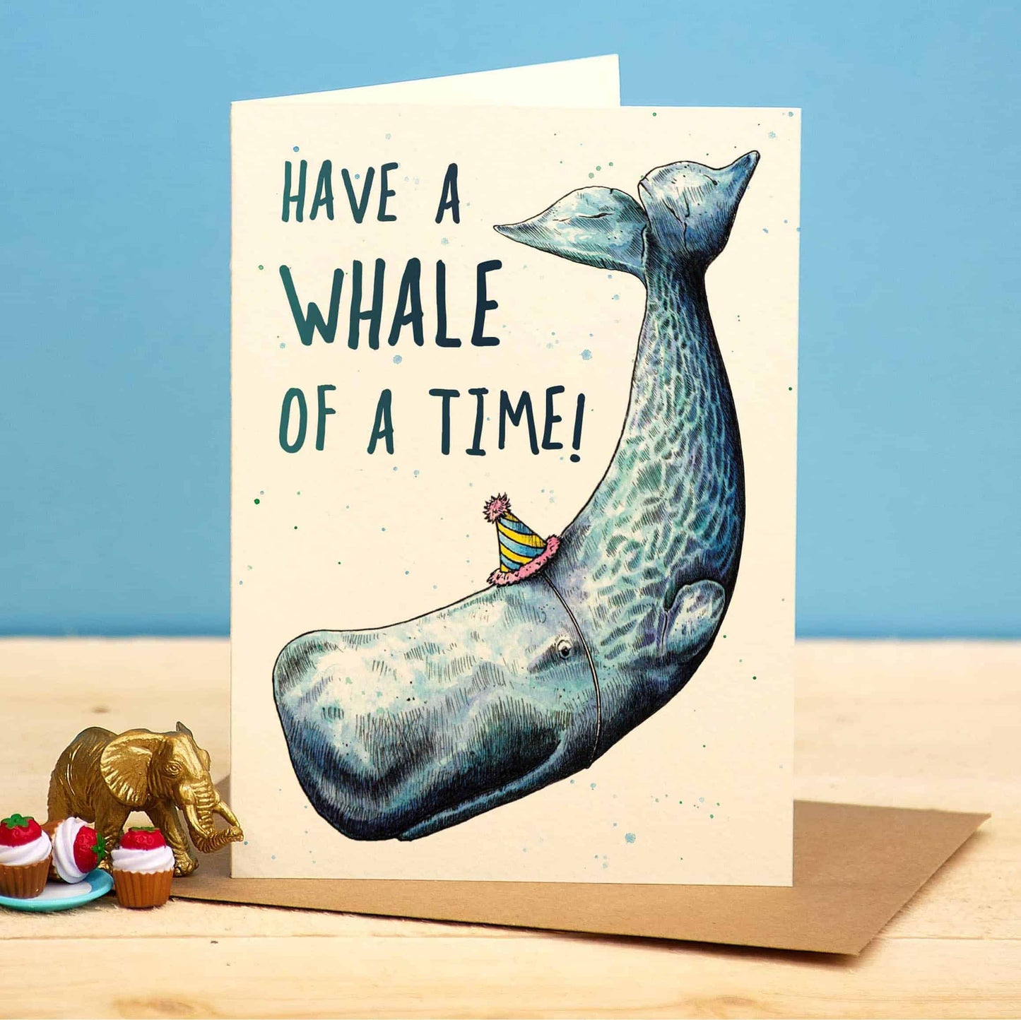 Whale Of A Time Card - Birthday Card