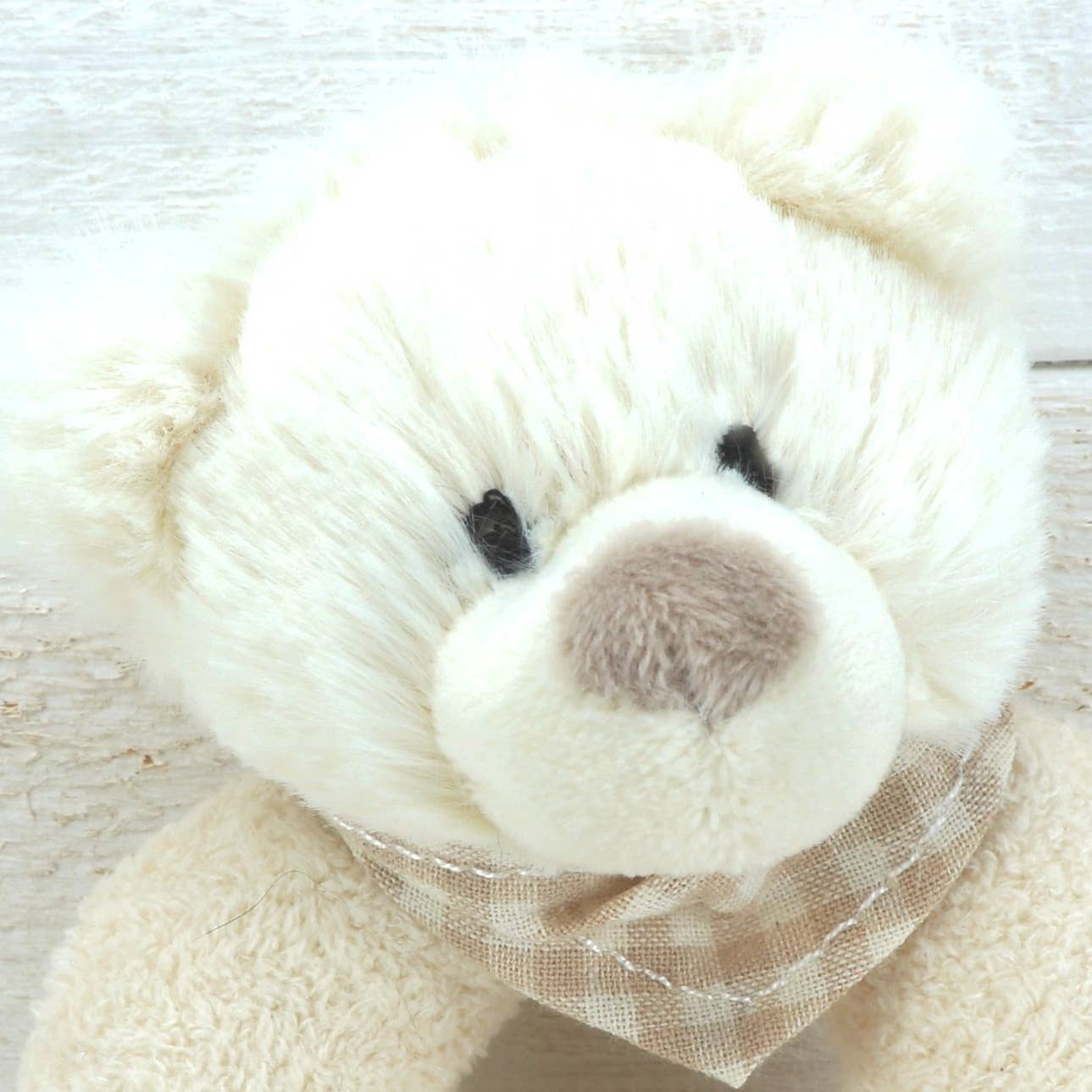 Jomanda, Bear Soft Toy Baby Stuffed Plush Rattle 10cm