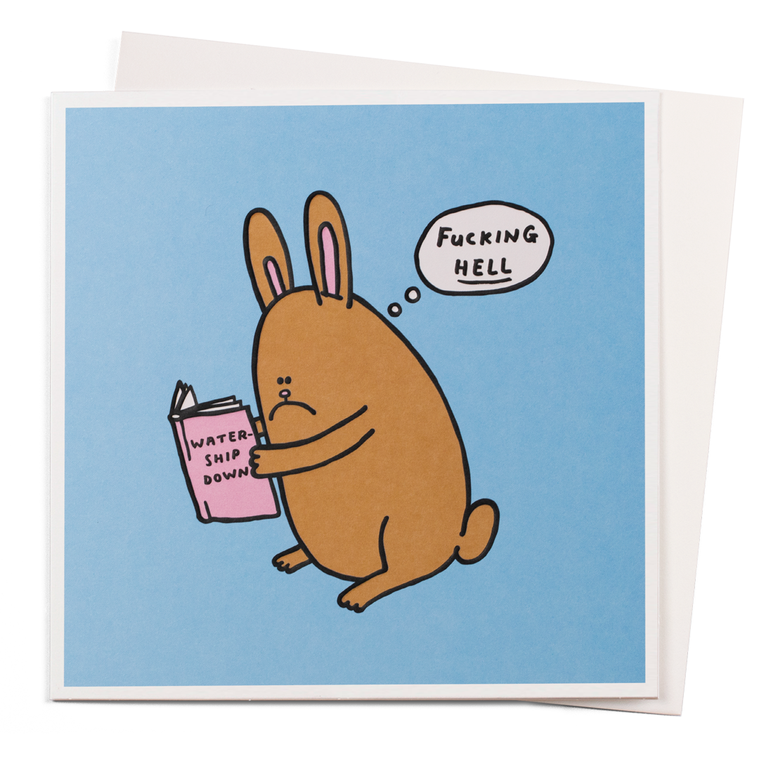 Watership Downer | Art Humour Greeting Card