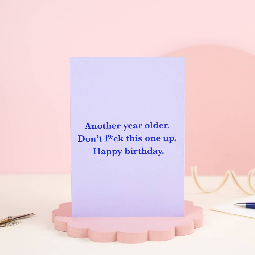 Ricicle Cards - Another Year Older | Funny Birthday Card | Humour | Rude