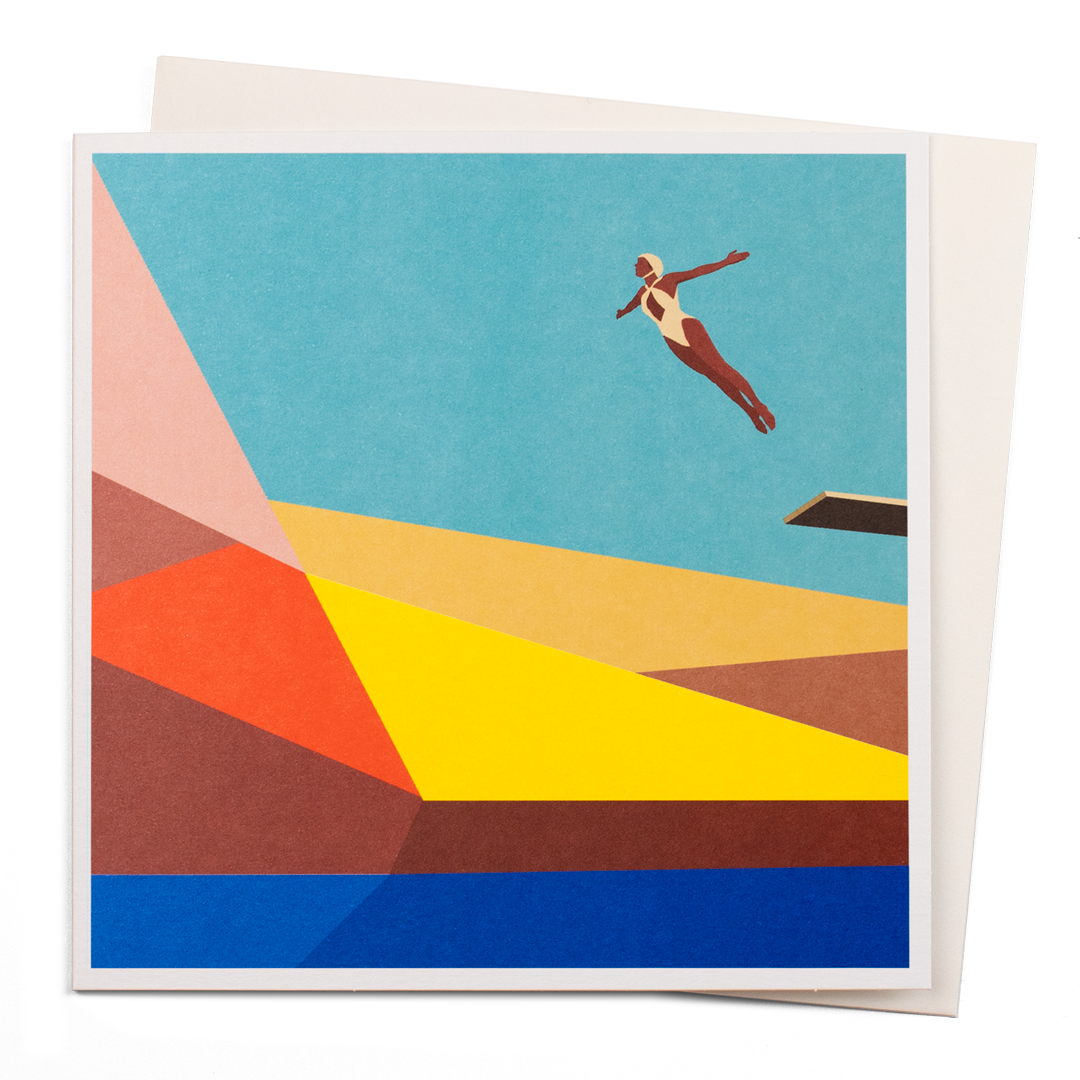 Diver | Art Card | Camila Pinheiro