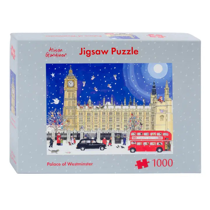 AGD. Christmas Jigsaw Puzzle, Palace of Westminster.