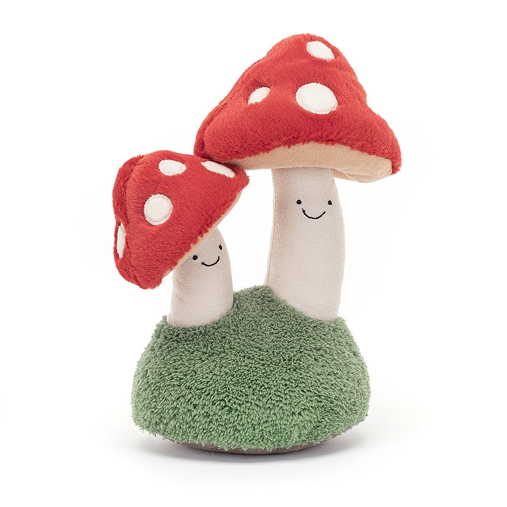 Jellycat. Amusable Pair of Toadstools, Plants