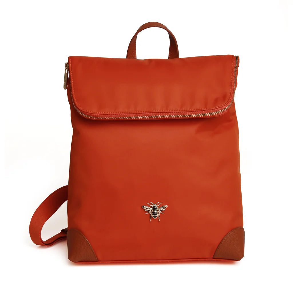 Alice Wheeler London, Marlow Lightweight Backpack, Orange