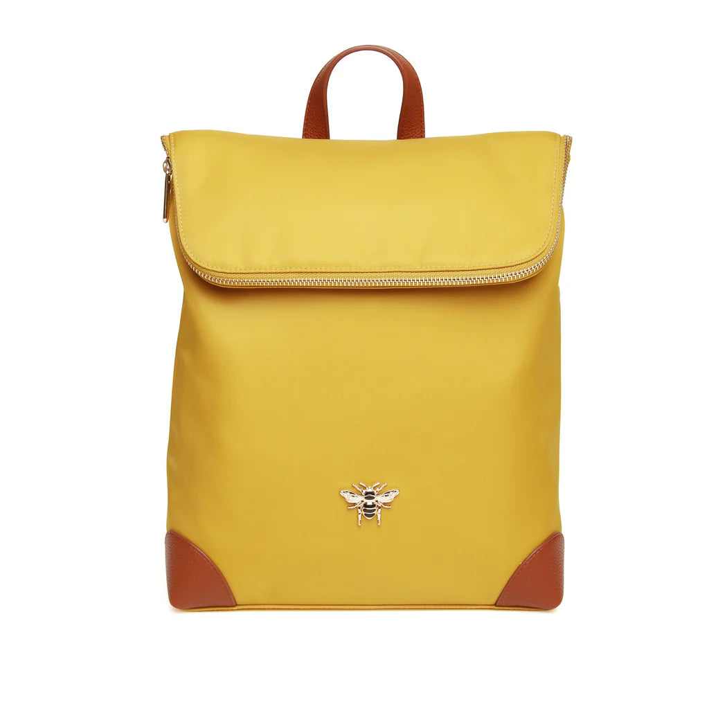 Alice Wheeler London, Marlow Lightweight Backpack, Ochre
