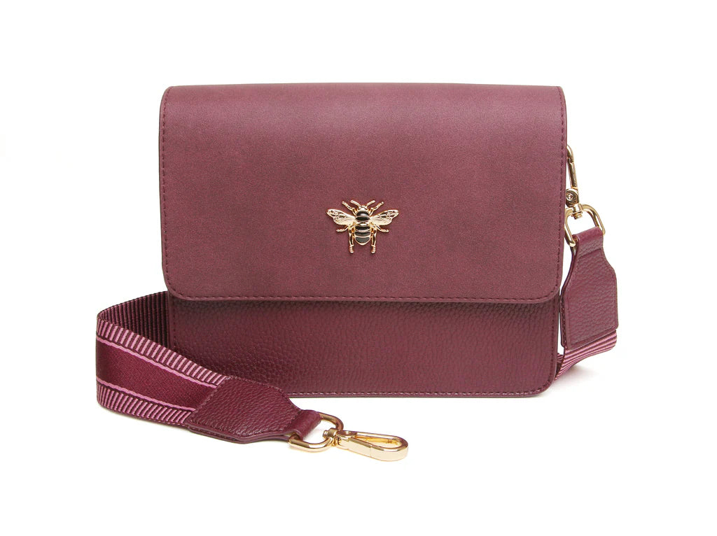 Alice Wheeler London, Highbury Crossbody Bag, Fig
