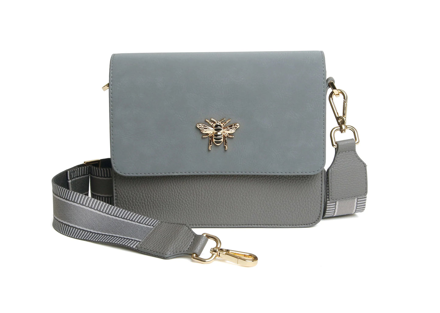Alice Wheeler London, Highbury Crossbody Bag, Slate