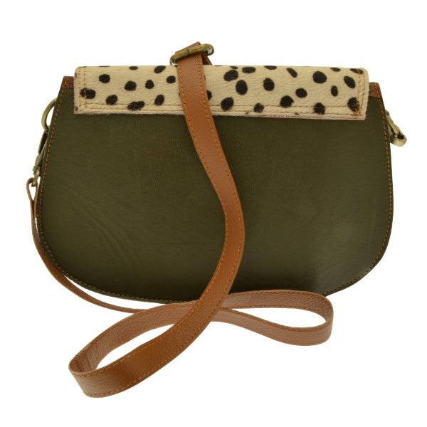 Miss Milly, Arya Print Recycled Leather Handbag