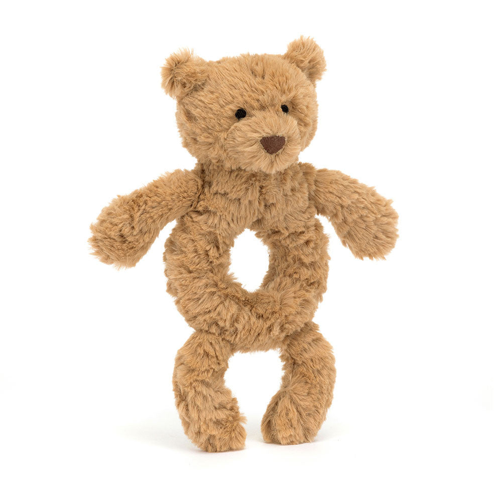 Jellycat, Bartholomew Bear Ring Rattle