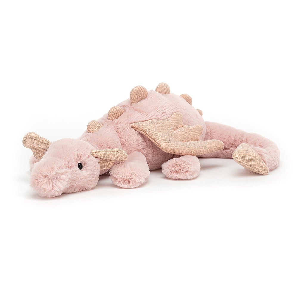 Jellycat, Rose Dragon, Little