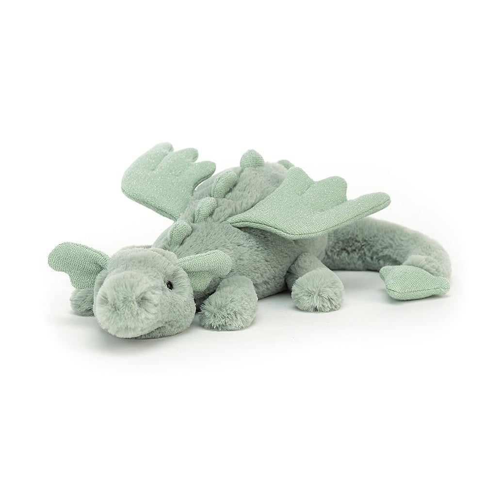 Jellycat, Sage Dragon, Little