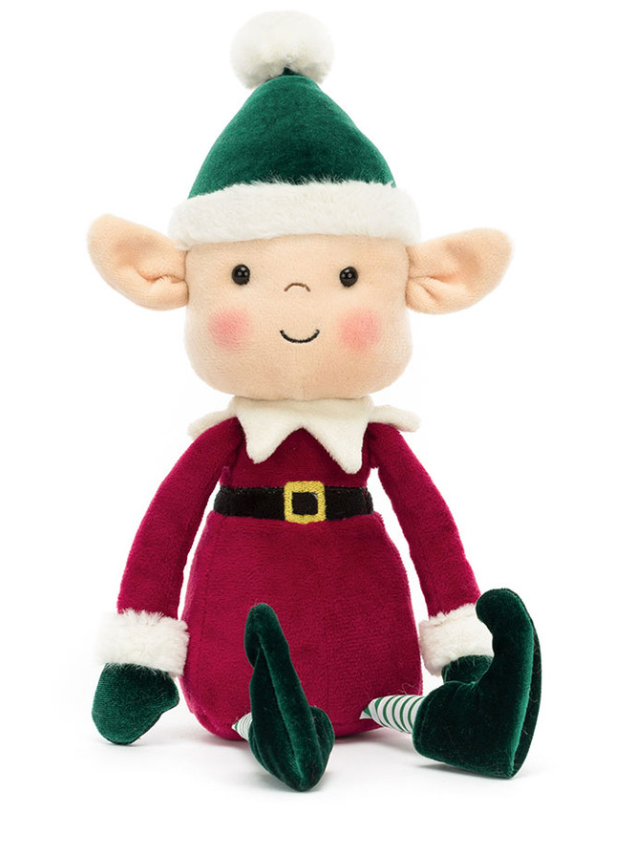 Jellycat, Christmas, Eldo Elf