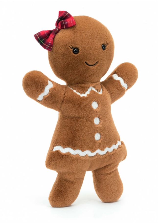 Jellycat, Jolly Gingerbread Ruby, Large