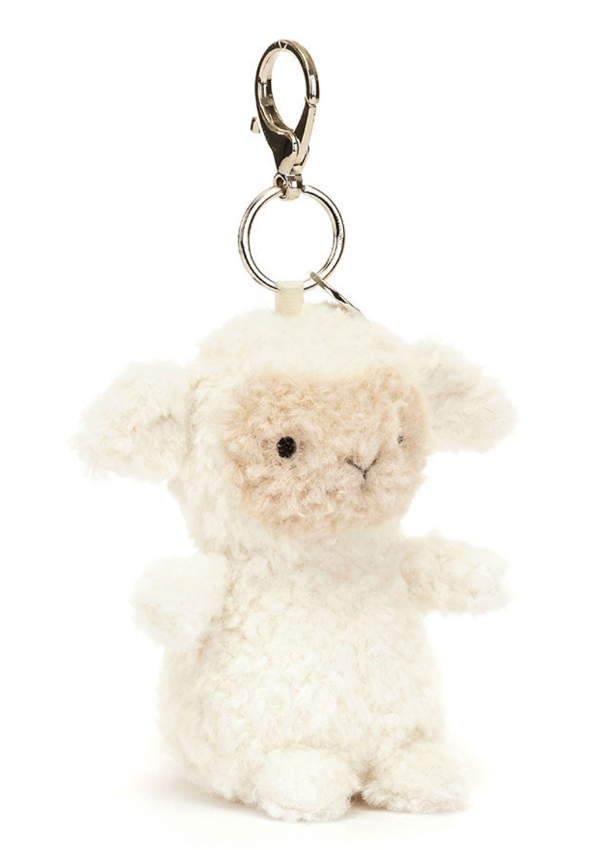 Jellycat, Bag Charm, Little Lamb