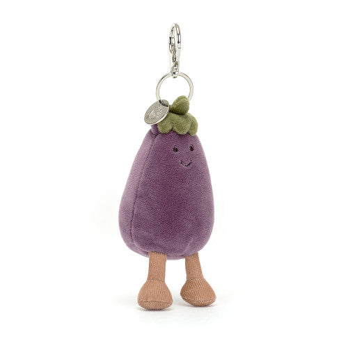Jellycat, Vivacious Vegetable Bag Charm, Aubergine