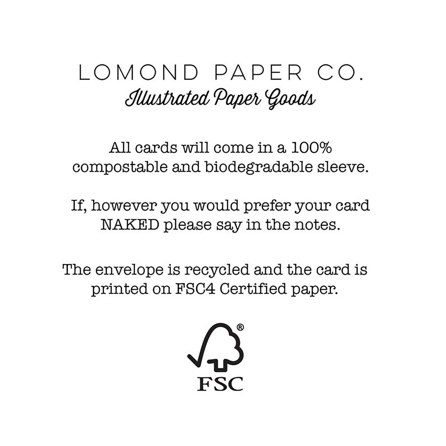 Card, Lomond, I Love You More Than My Phone
