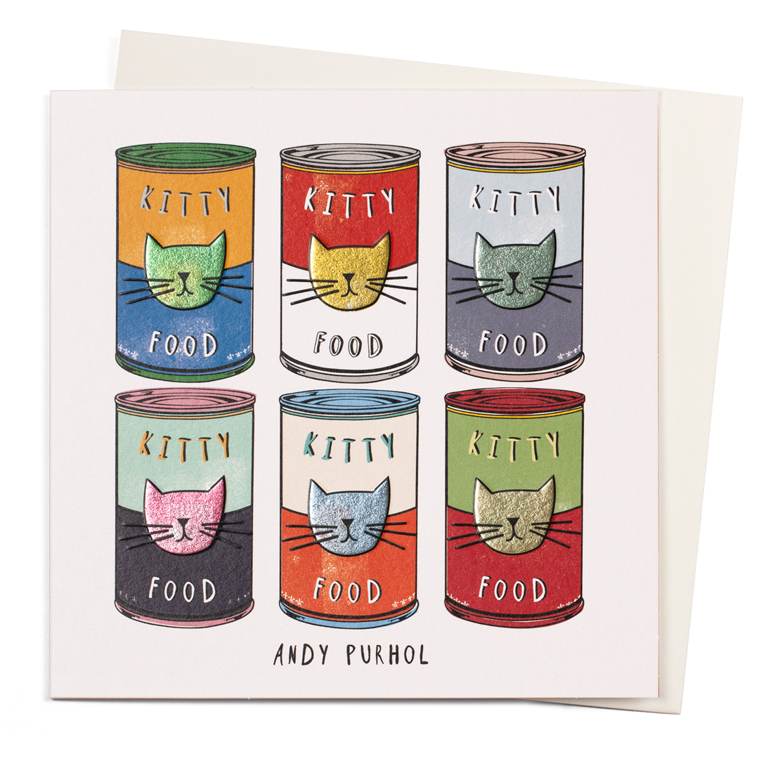 Andy Purhol | Art Pun Greeting Card | Niaski
