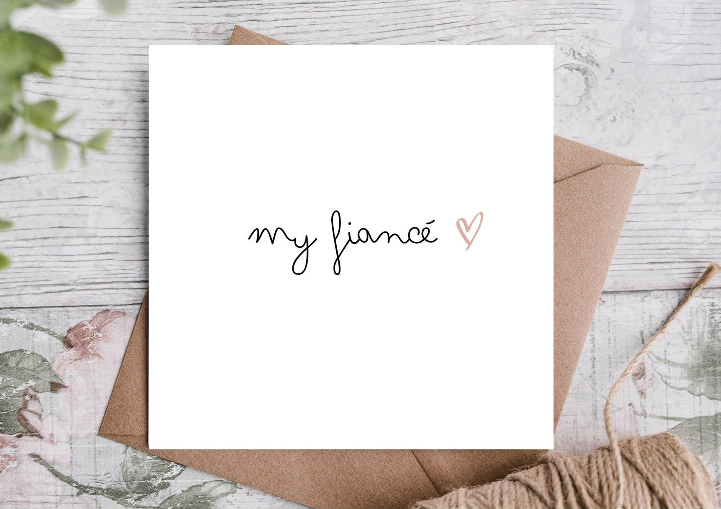 My Fiance Card