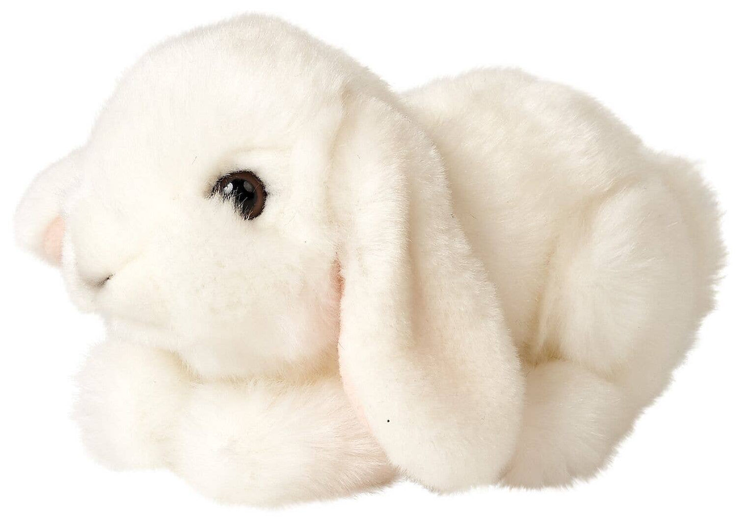 Aries rabbit, lying down (white) - cuddly/plush toy