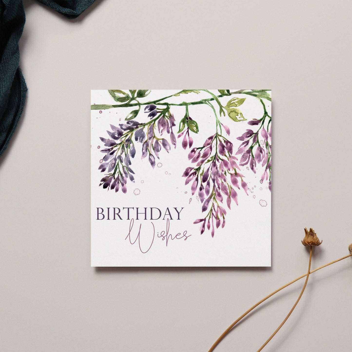 Birthday Wishes Sentiment Card