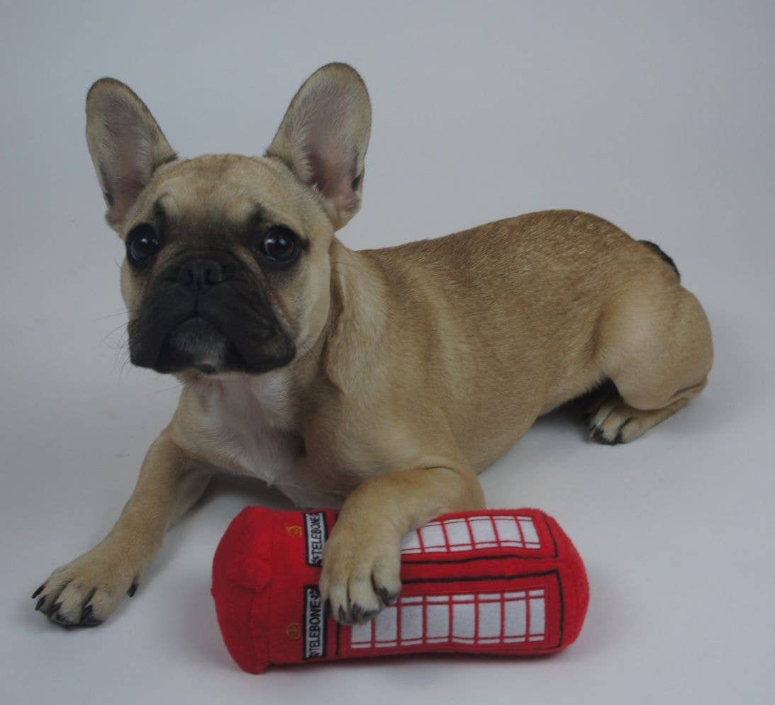 Telebone British Plush Dog Toy