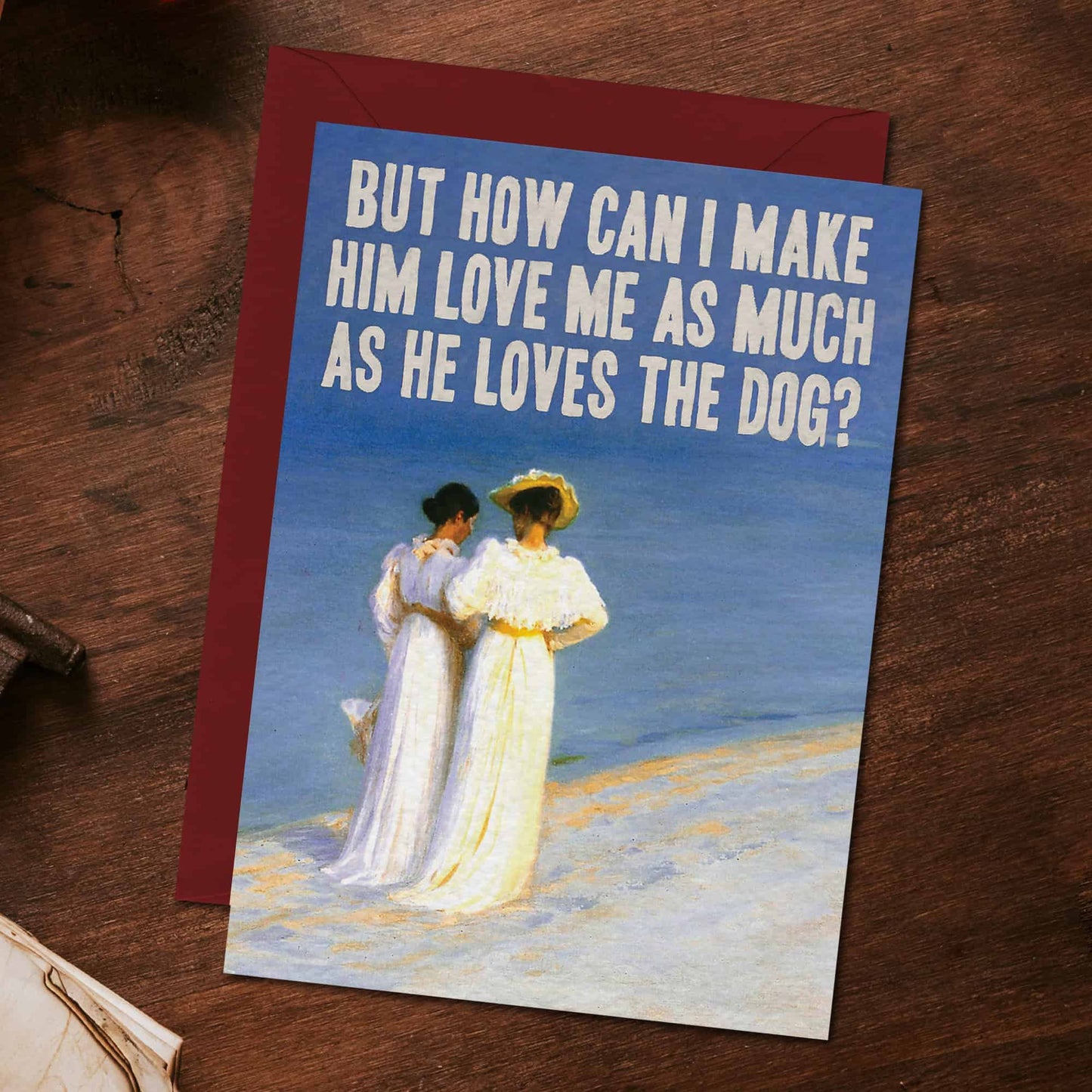 Love The Dog Card by Artijoke - Dog Card - Funny Card