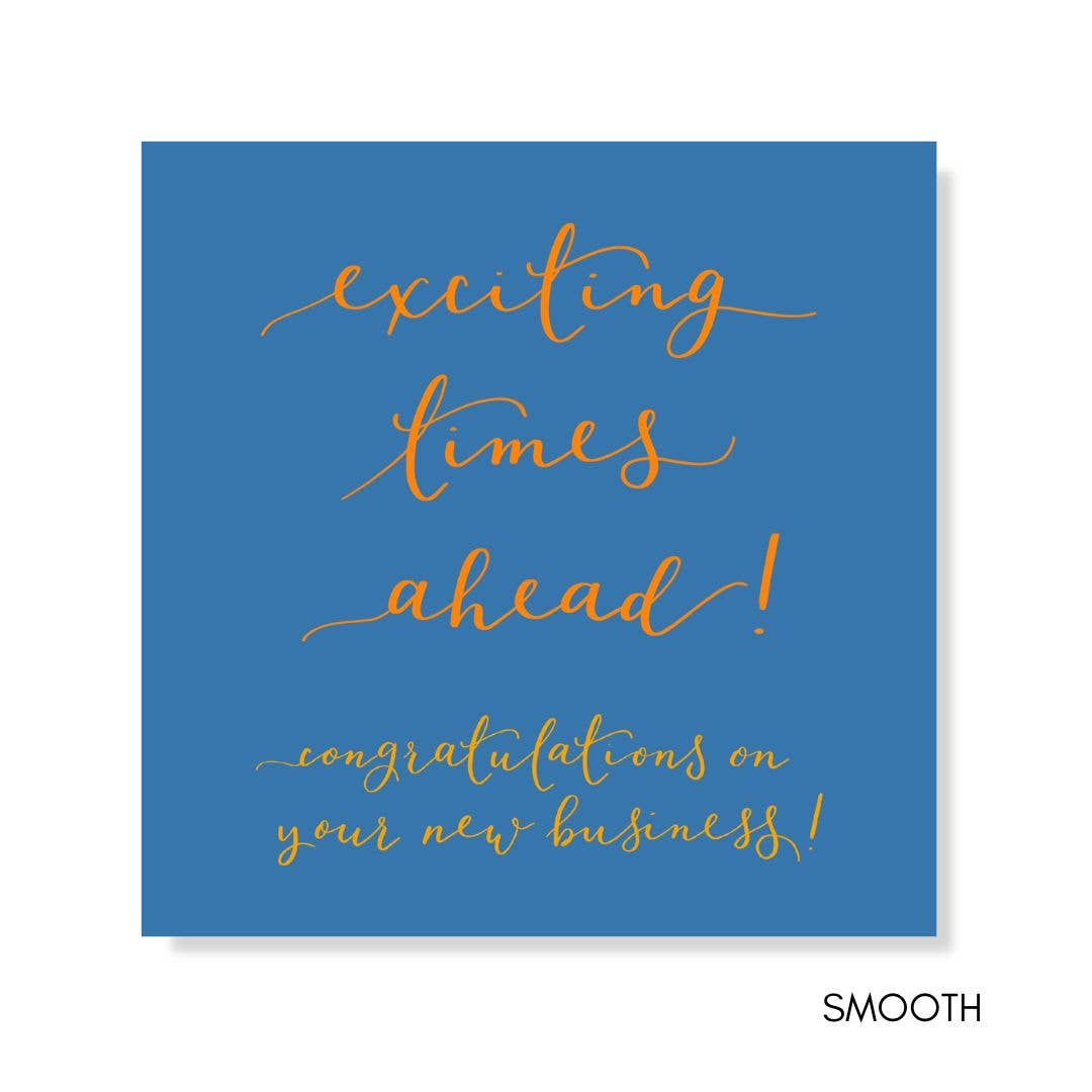 New business celebration card