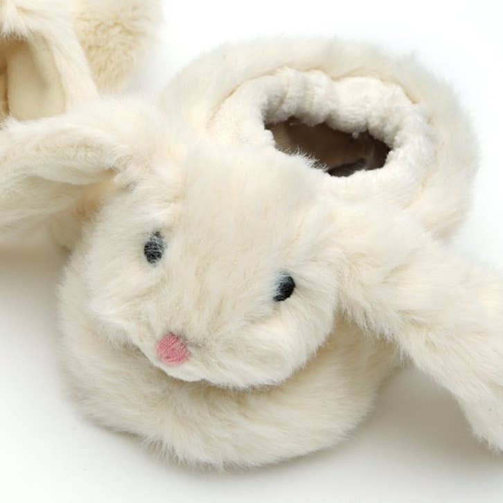 Jomanda, Bunny Baby Soft Slippers, House Shoes Cream, 0-6 months