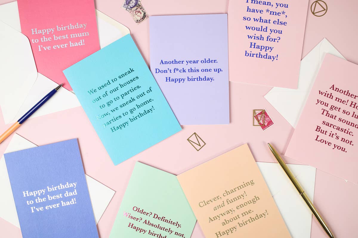 Ricicle Cards - Another Year Older | Funny Birthday Card | Humour | Rude