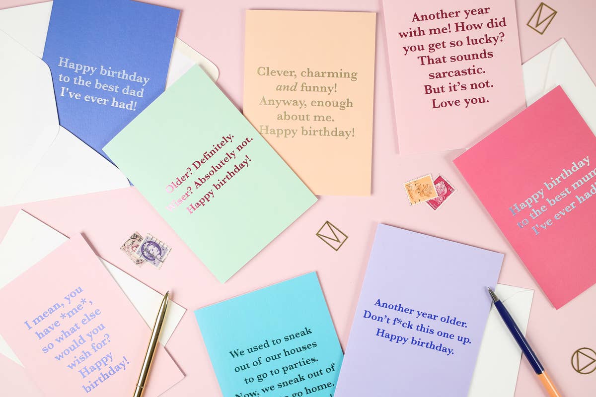 Ricicle Cards - Birthday Best Dad | Funny Greeting Card | For Him | Men