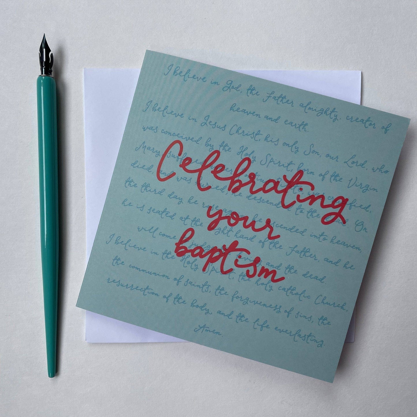Baptism card - Apostle’s creed