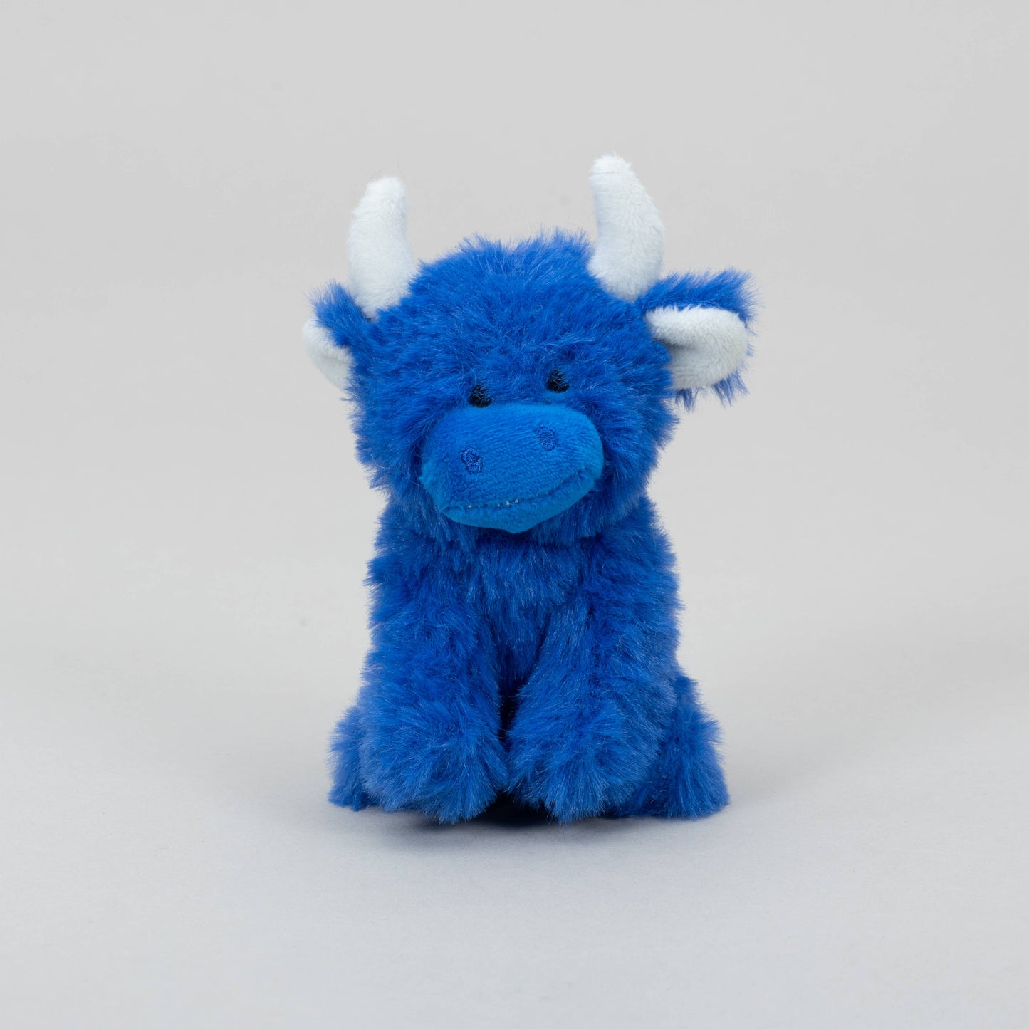 Jomanda, Dark Blue Mini Highland Cow Soft Toy COOllectible Cow, Oban