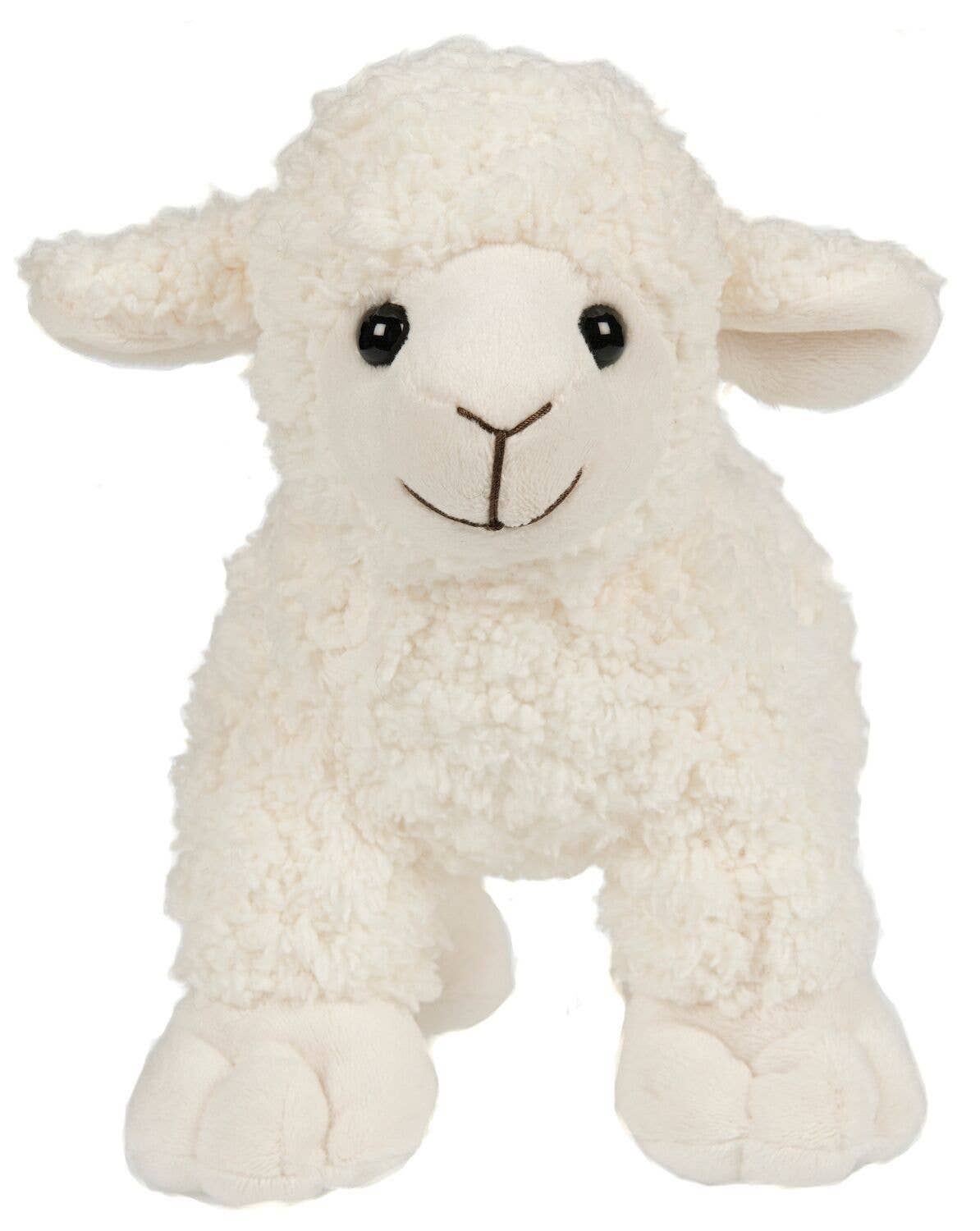 White lamb - 19 cm (length) - cuddly/plush toy