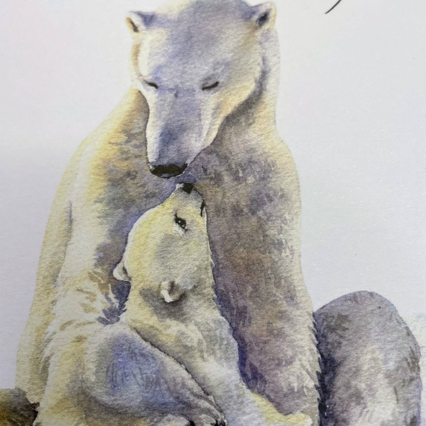 Love you mum Polar bear Mother’s Day card