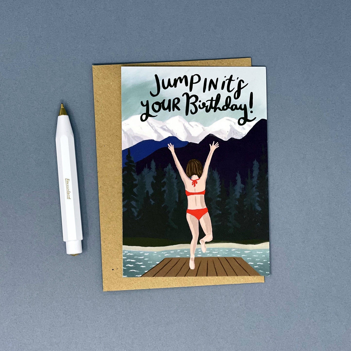 Jump In It's Your Birthday Card