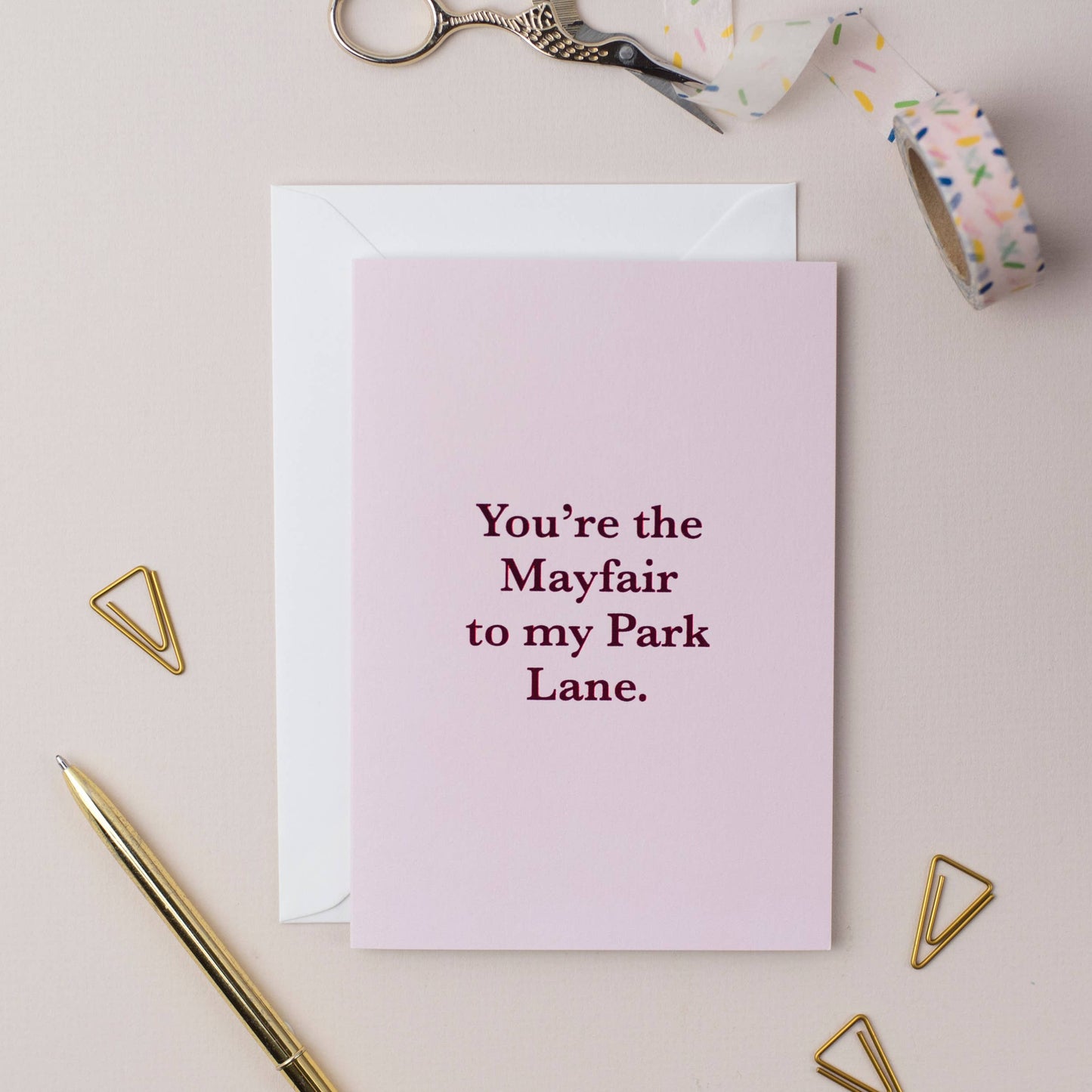 Ricicle Cards - Mayfair Park Lane | Valentine's Greeting Card | Anniversary