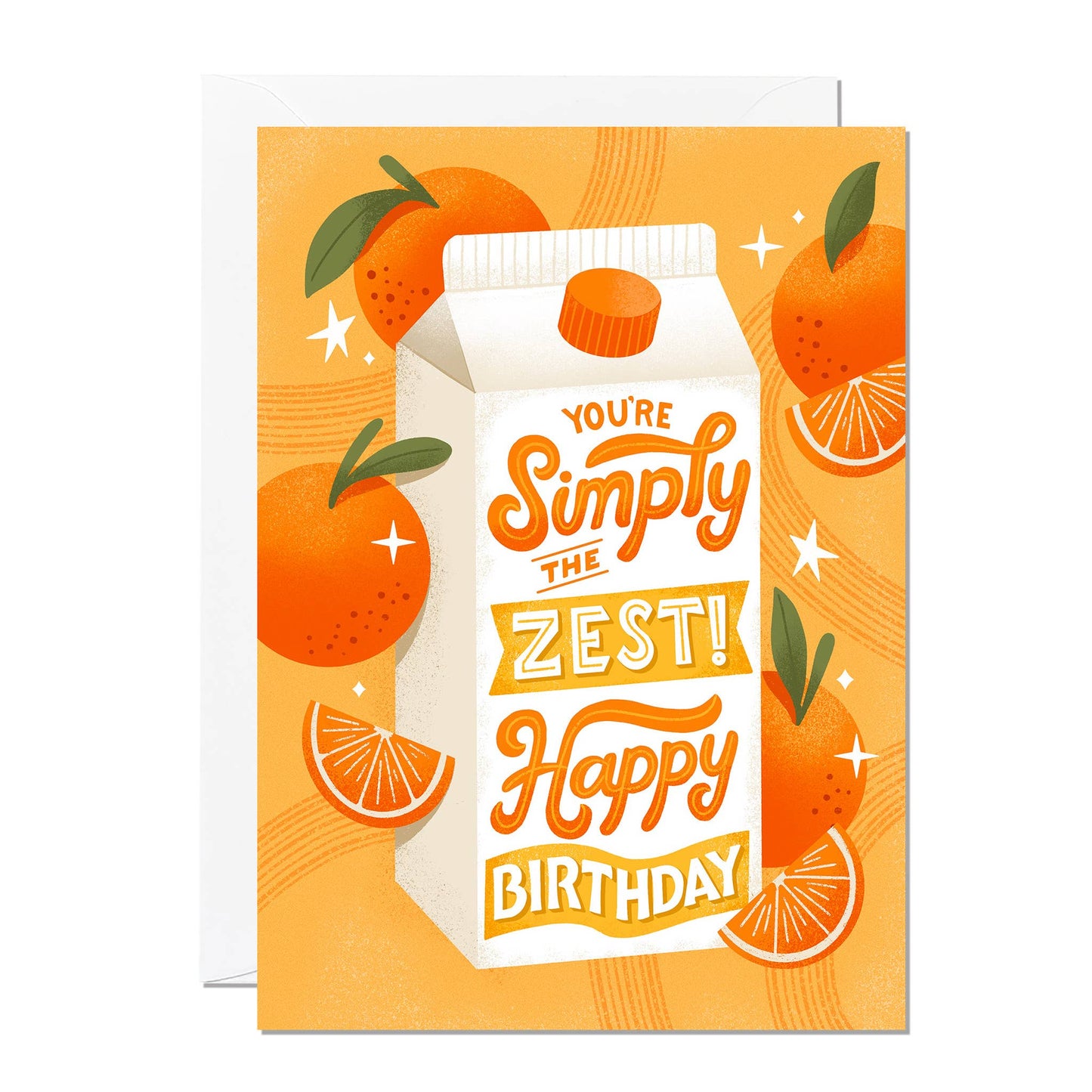 Ricicle Cards - Simply The Zest | Pun Birthday Card | Funny Greeting Card